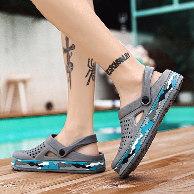 Summer Sandals With Baotou - Non-Slip Slippers Thick-Soled Beach Shoes