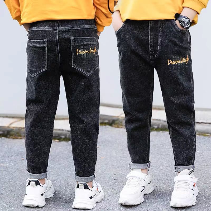 Classic Boys Autumn And Winter Jeans