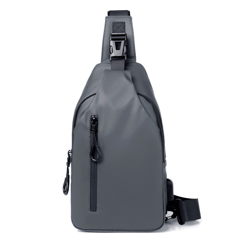 Black Sling Crossbody Backpack - Shoulder Bag For Men