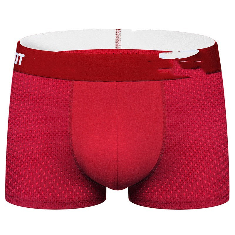 Men's Underwear - Solid Color And Breathable Boxers