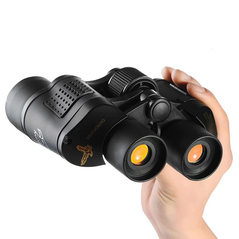 Telescope 60X60 Powerful Binoculars HD - High Magnification For Outdoor Hunting Optical Scopes Lll Night Vision Fixed Zoom