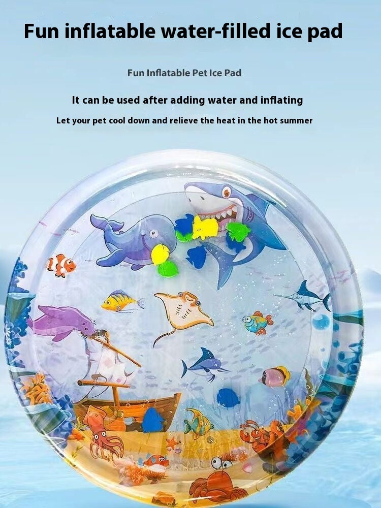 Pet Summer Cooling Water Mat -  Bed Cushion Ice Pad Dog Sleeping Square Mat For Puppy Dogs Cats Pet Kennel Cool Cold