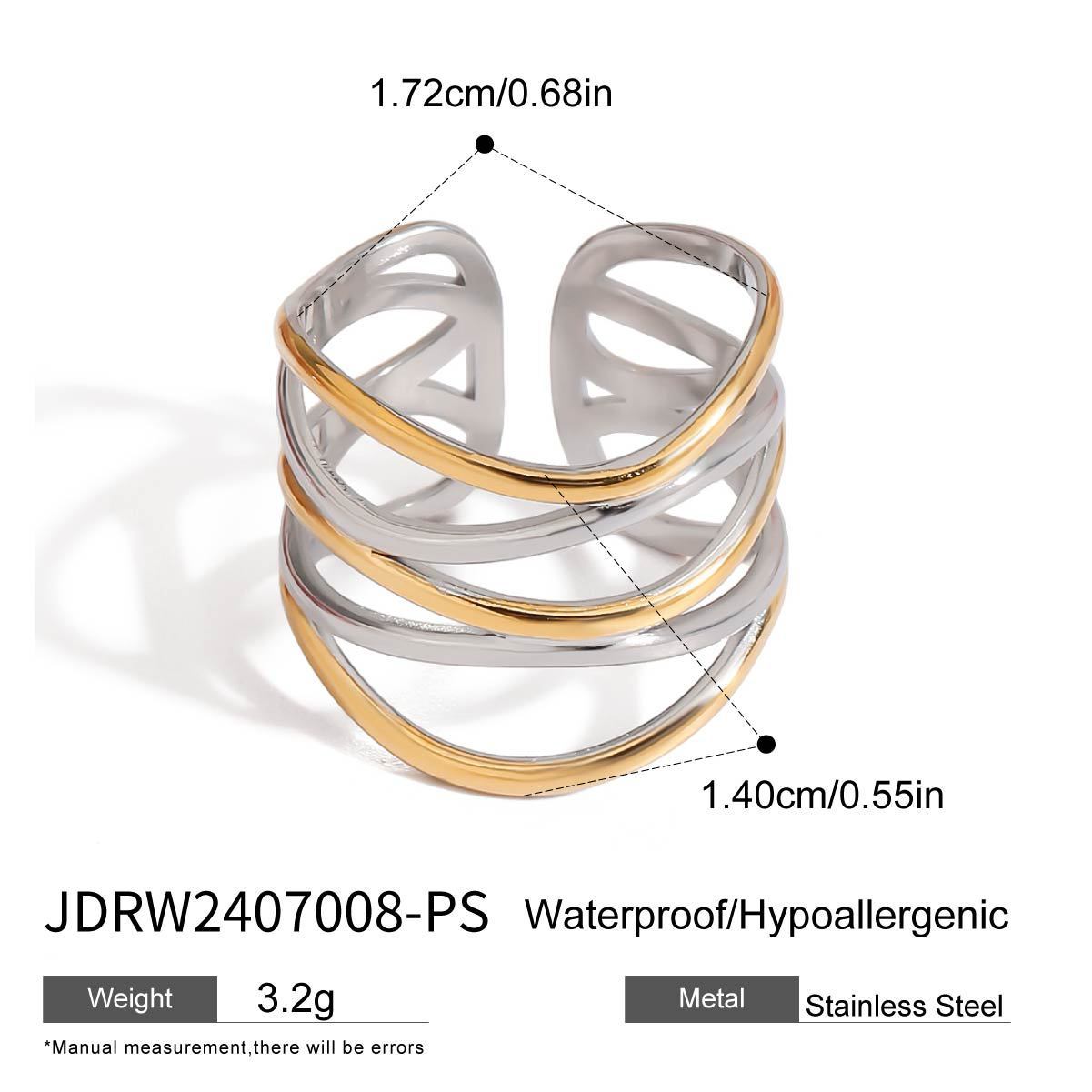 Stainless Steel Ring Titanium Steel No Fading