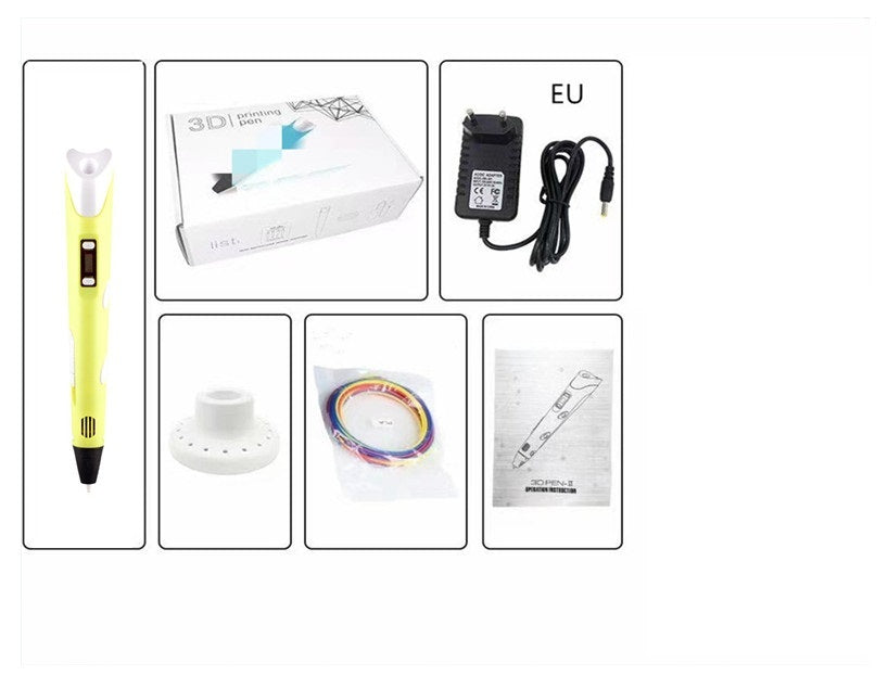 Children's 3D Printing Pen - Three-dimensional Brush Toy Set