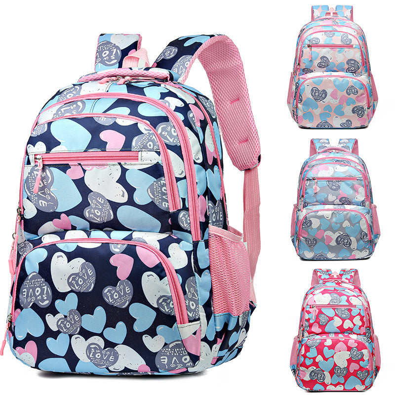 Student Schoolbag - Children's Portable Burden Alleviation Large Capacity Backpack