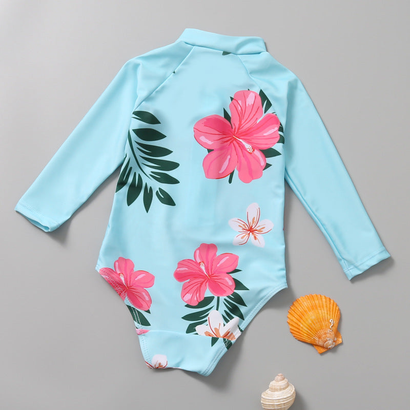 Children's Swimsuit - One-Piece Swimsuit Set
