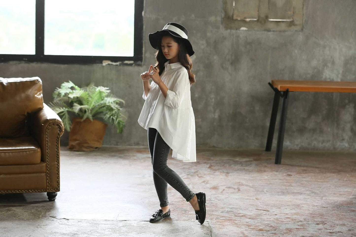 Big Girls' Kids Loose Fashionable Tops Kids - Swallowtails Shirt