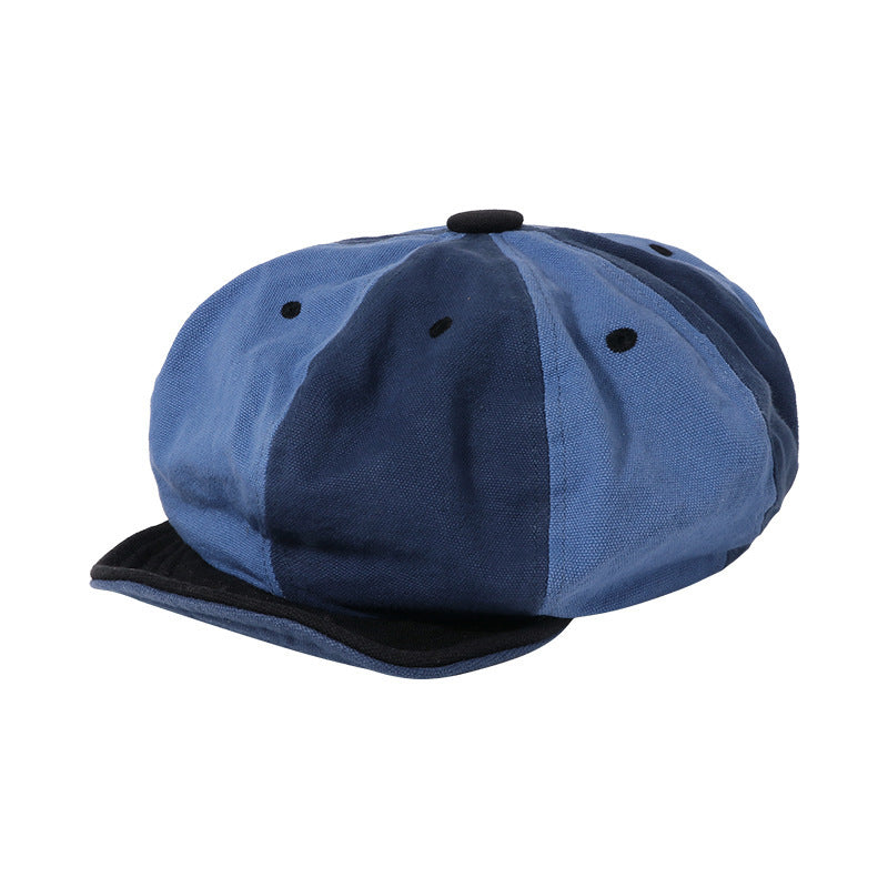 Color Matching Tension Adjustment Beret -  Soft Brim Hat