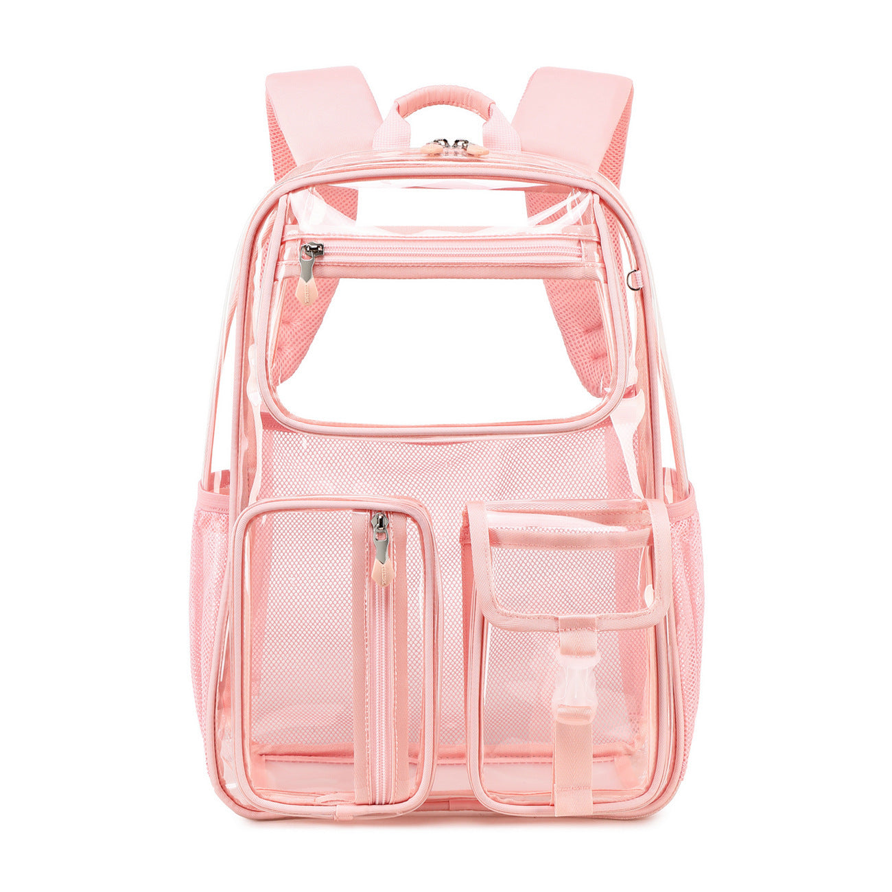Transparent Jelly Pack - Middle School Student Schoolbag, Large Capacity Backpack