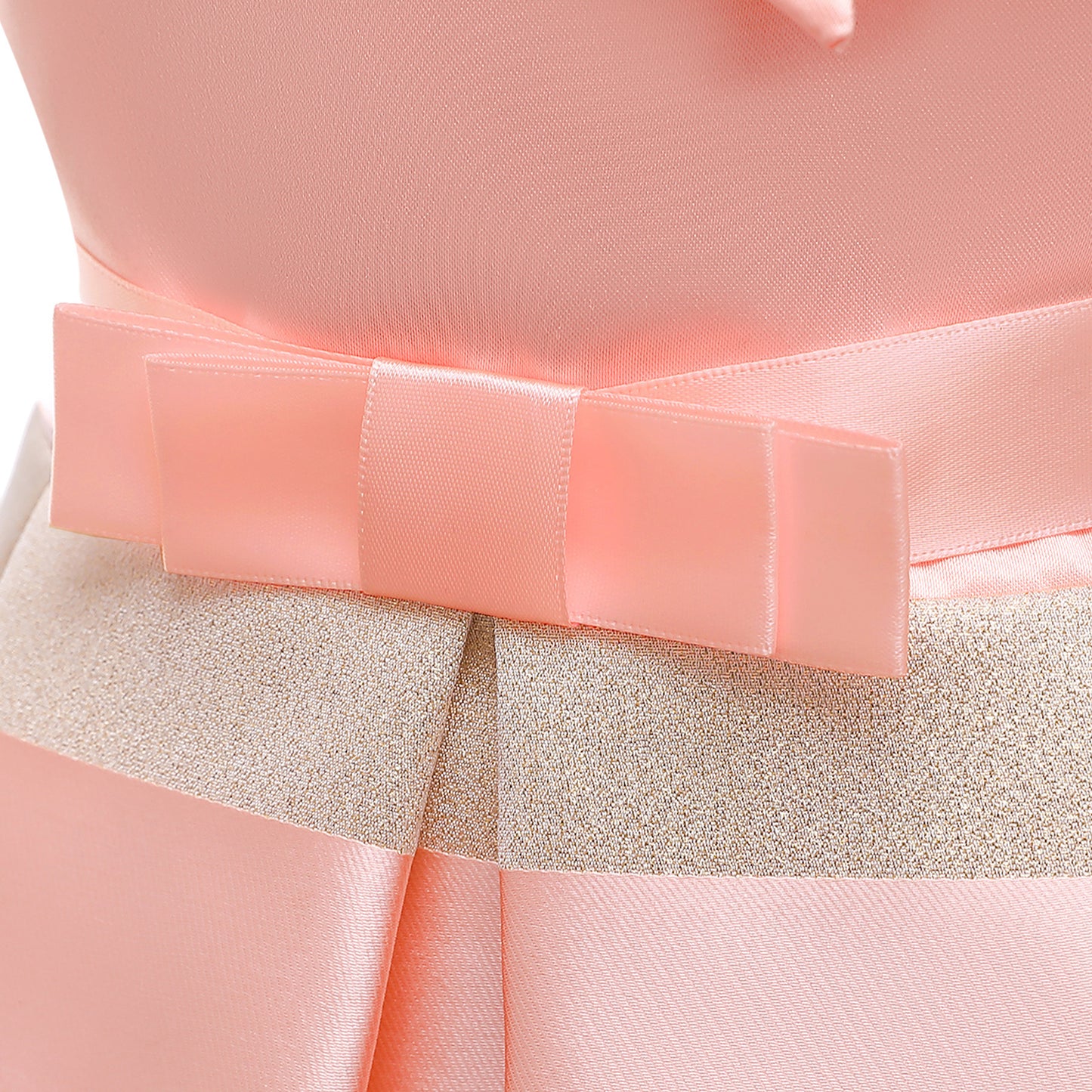 Children's Strapless Striped Sling Dress