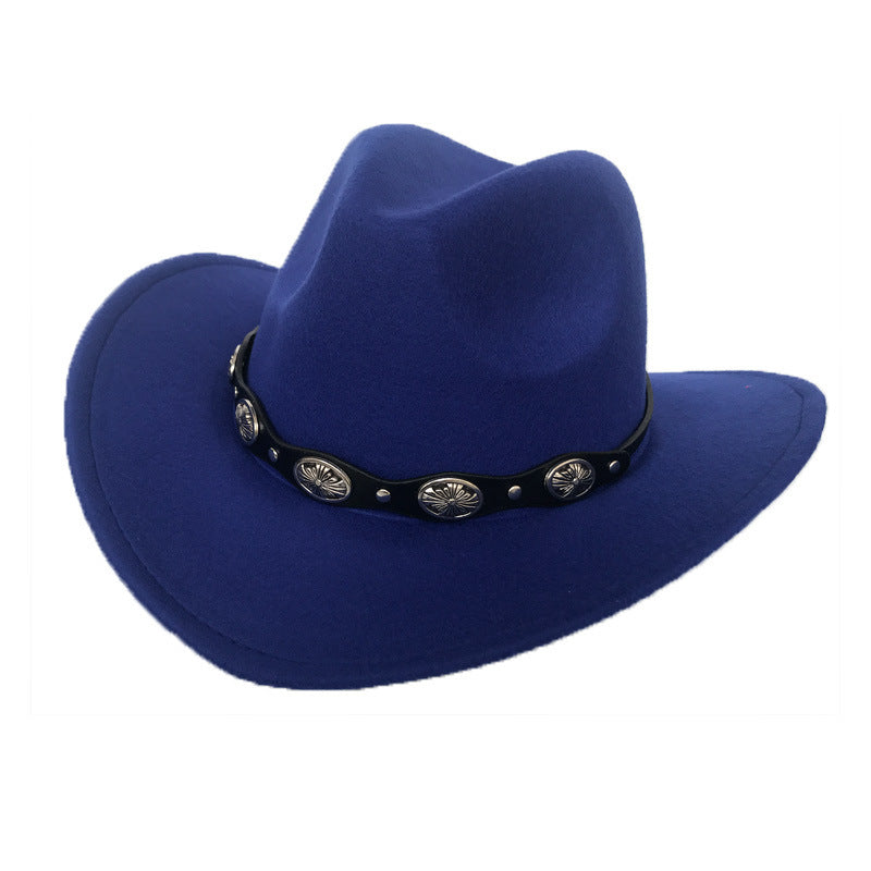 Punk Style Cowboy Hats And Felt - For Men And Women