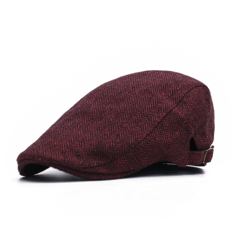 Autumn And Winter Woolen Mens And Women's Beret Caps