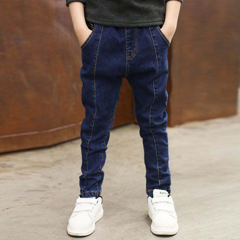 Classic Boys Autumn And Winter Jeans