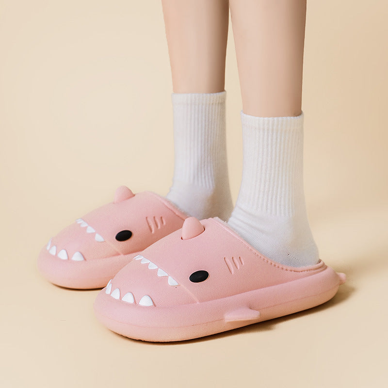 Cartoon Shark Home Slippers