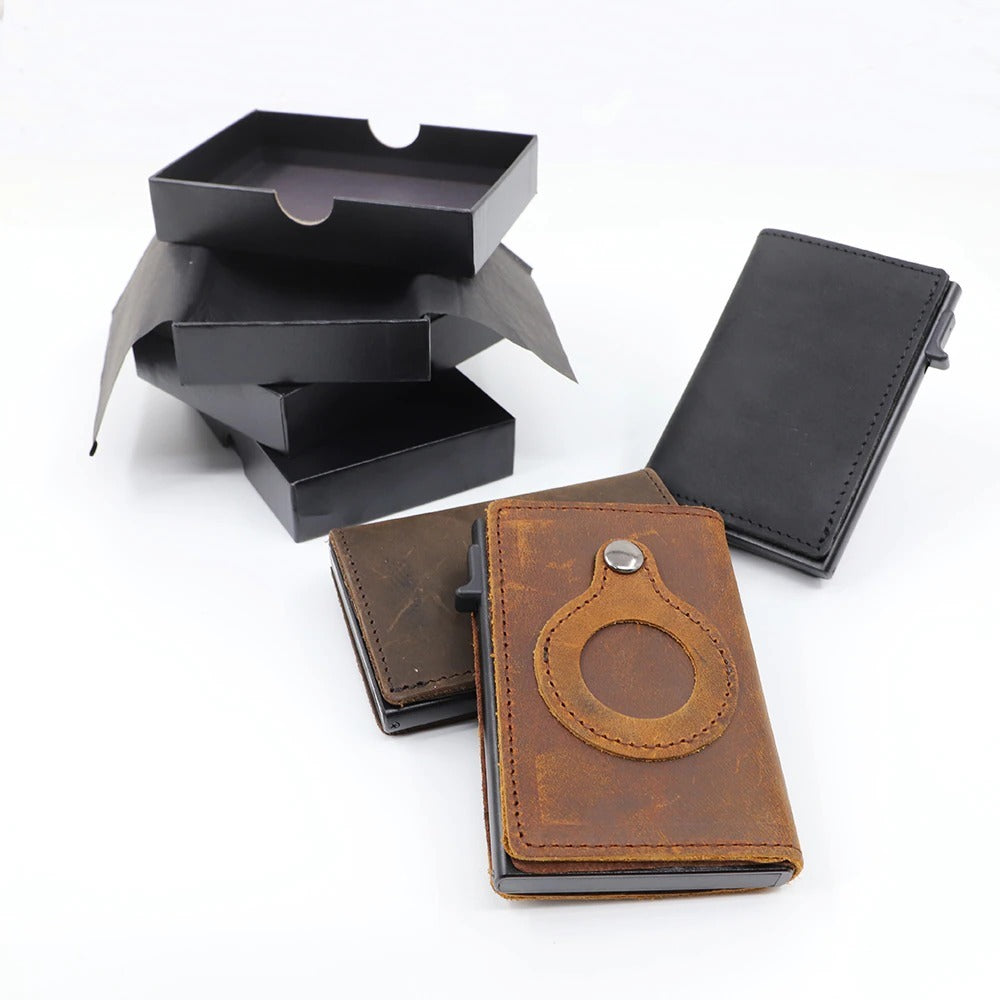 Minimalist Wallets For Men - Premium Genuine Leather
