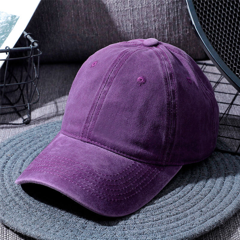 Washed Baseball Caps For Men And Women - Outdoor Distressed Sun Hats Simple Caps