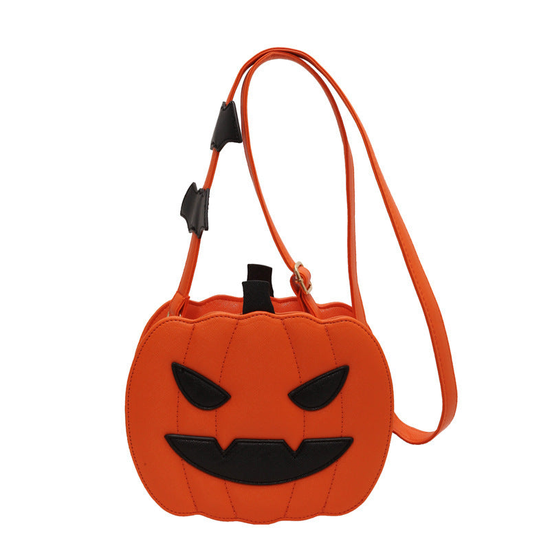 Halloween Bags - Funny Pumpkin Cartoon Shoulder Crossbody Bag