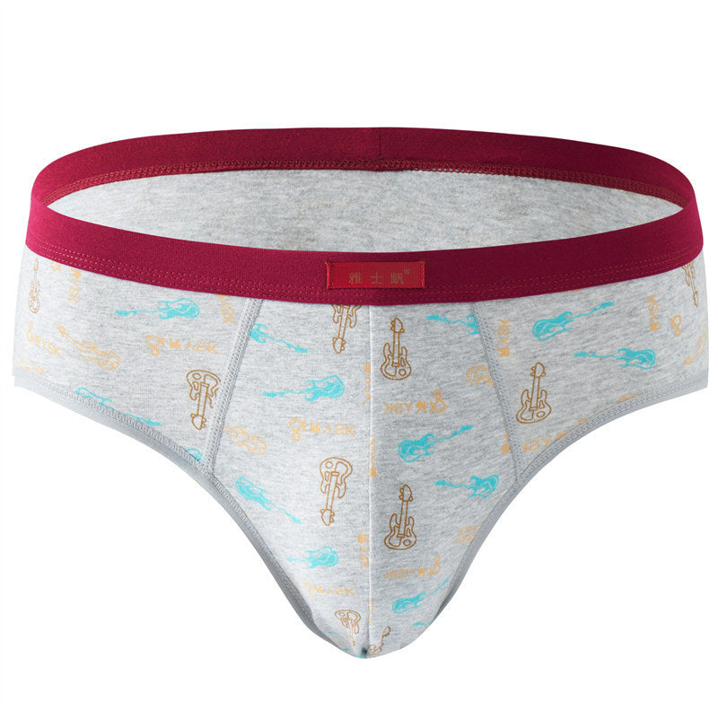 Men's Comfortable Soft Cotton Briefs Underwear