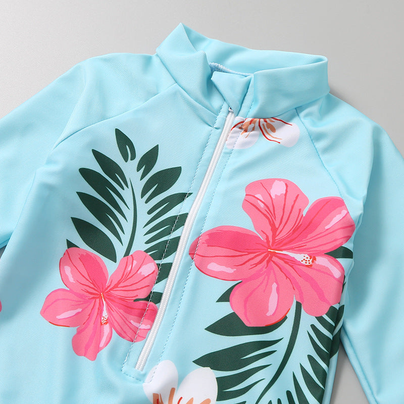 Children's Swimsuit - One-Piece Swimsuit Set