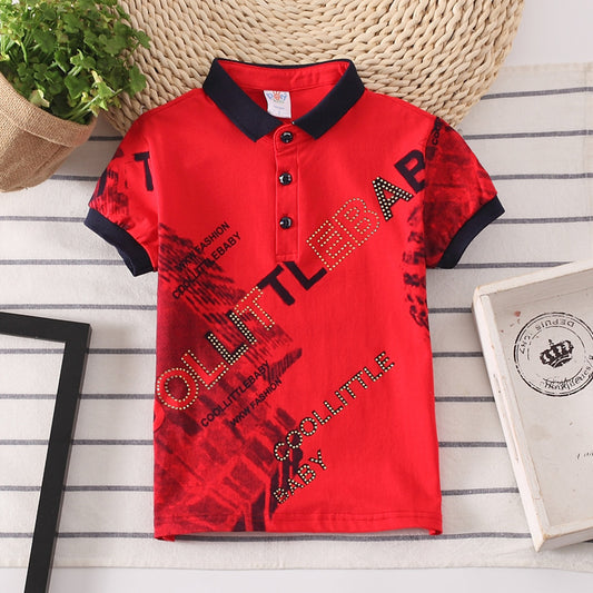 Kids Shirt -  Boys Tops Children Clothes Wear