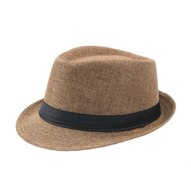 Fashion Personality Linen Top Hat for Men