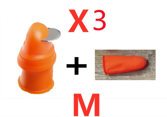 Silicone Thumb Knife Finger Protector – Garden Harvesting Tool for Cutting Vegetables, Fruits & Plants! - JumoShop