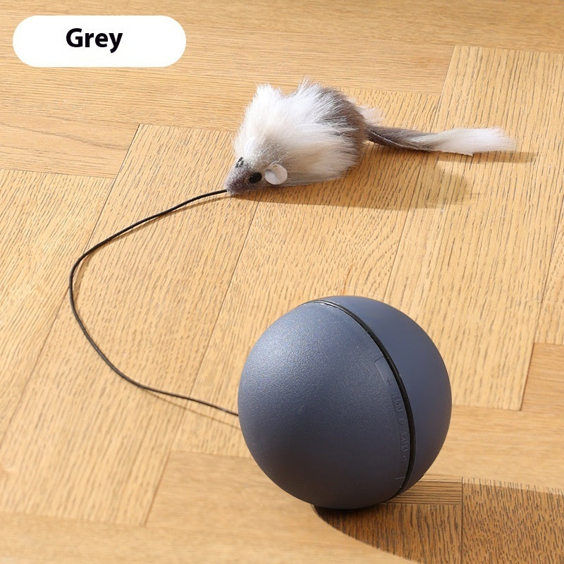 Cat Mouse Teaser Ball - Fun Moving Toy For Pets Cat Dog, Electric Teaser Ball, Automatic Intelligent Rolling Ball Pet Products
