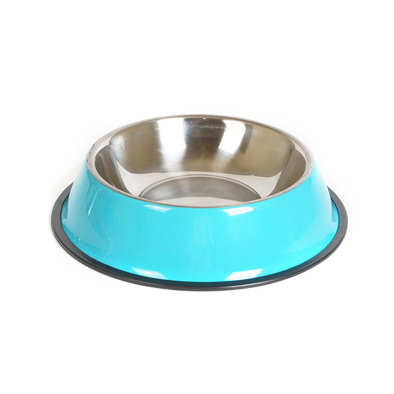 Premium Dual-Use Pet Bowl – Stainless Steel & Melamine Feeding Basin  pet bowl pet feeding basin - JumoShop