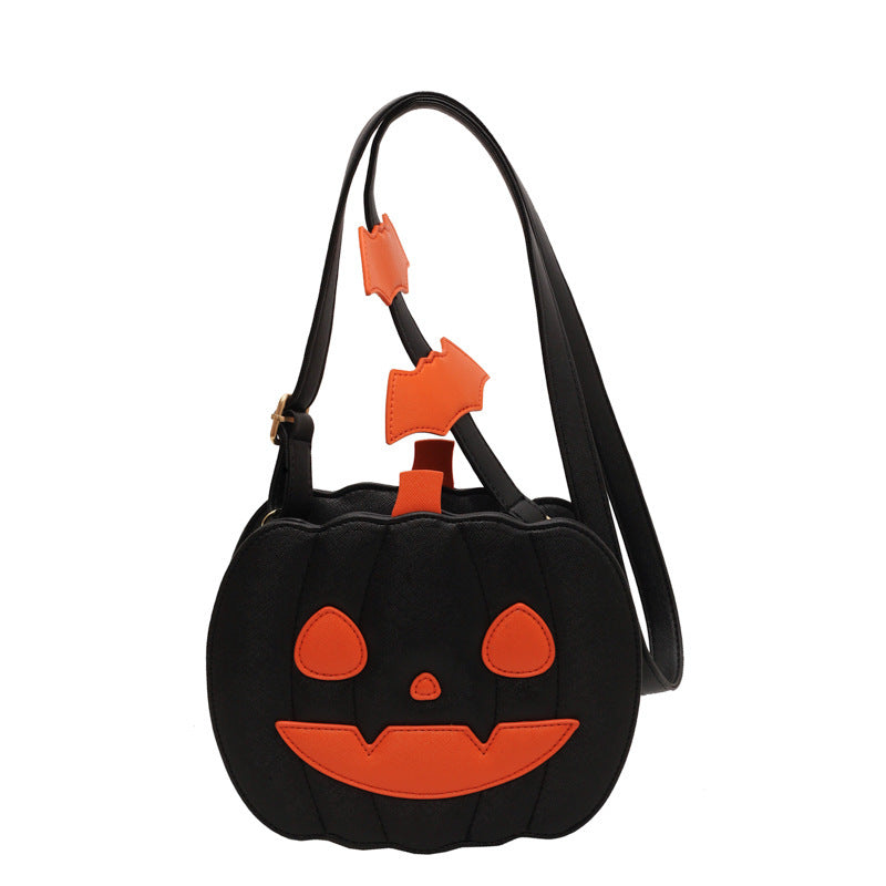 Halloween Bags - Funny Pumpkin Cartoon Shoulder Crossbody Bag