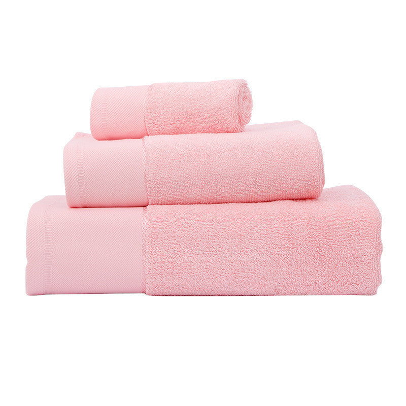 Luxury Cotton Bath Towel Set – Soft, Absorbent & Gift-Ready!  Cotton Towel Bath Towel Three Piece Water Absorbing Gift Towel Bath Towel Set - JumoShop