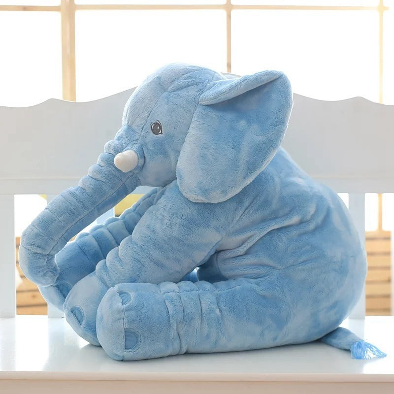 Soft Comfort Elephant Plush Pillow - Sleeping Baby Sleep Child Pillow Leather Shell