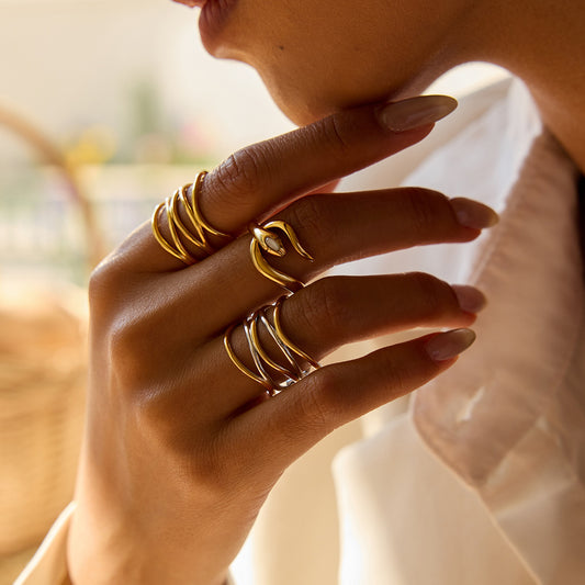 Stainless Steel Ring Titanium Steel No Fading