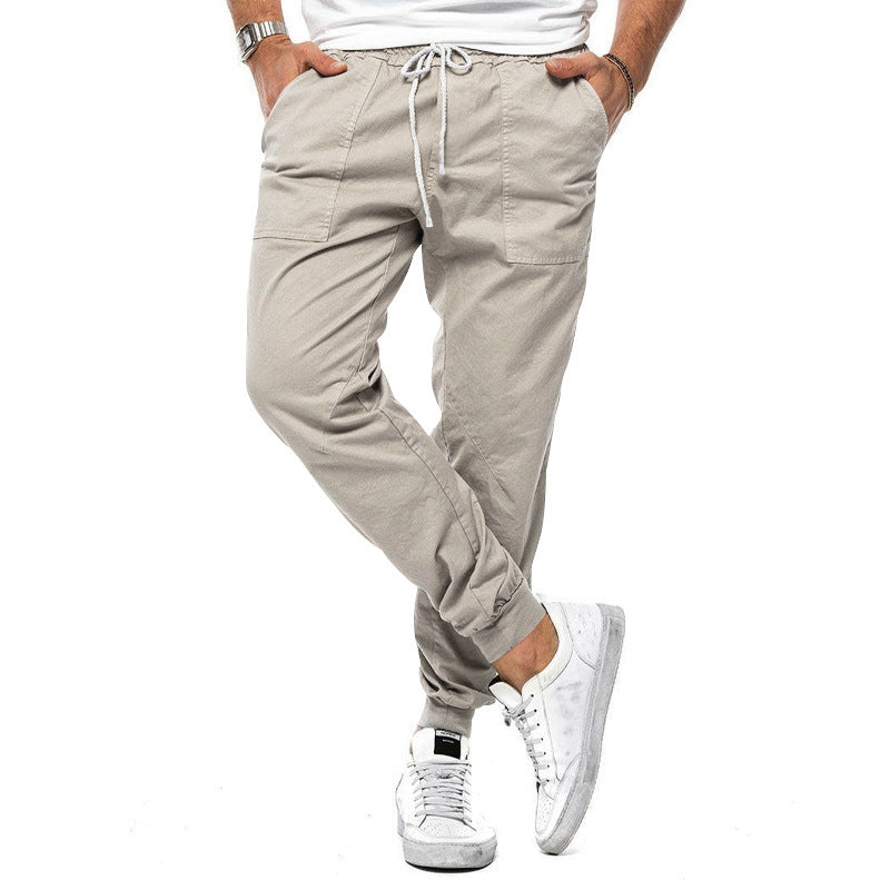 Spring And Autumn Men's Casual Pants Loose Tappered Trousers