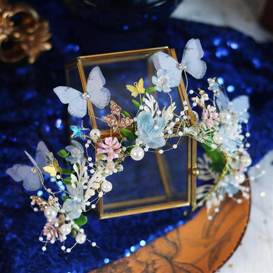 Performance Butterfly Garland Headdress - Super Fairy MSN Series Children's Garland