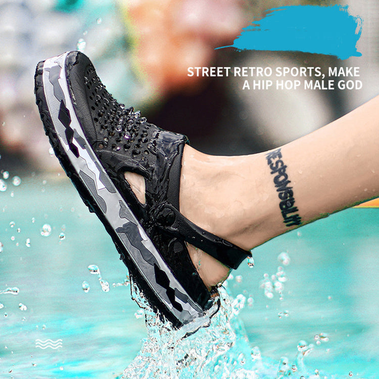 Summer Sandals With Baotou - Non-Slip Slippers Thick-Soled Beach Shoes