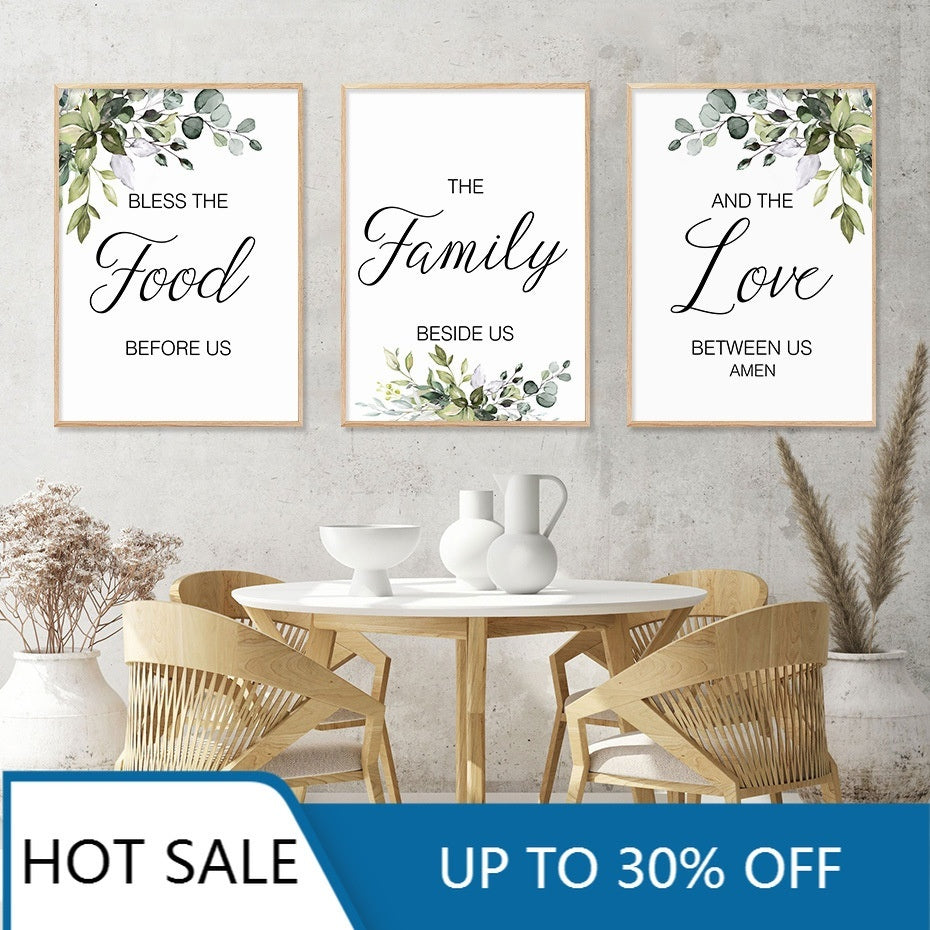 Minimally Designed Home Living Room Background Wall Decoration Painting! - JumoShop