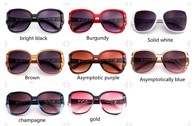 Women's Big Frame Sunglasses - Women Retro Sunglasses