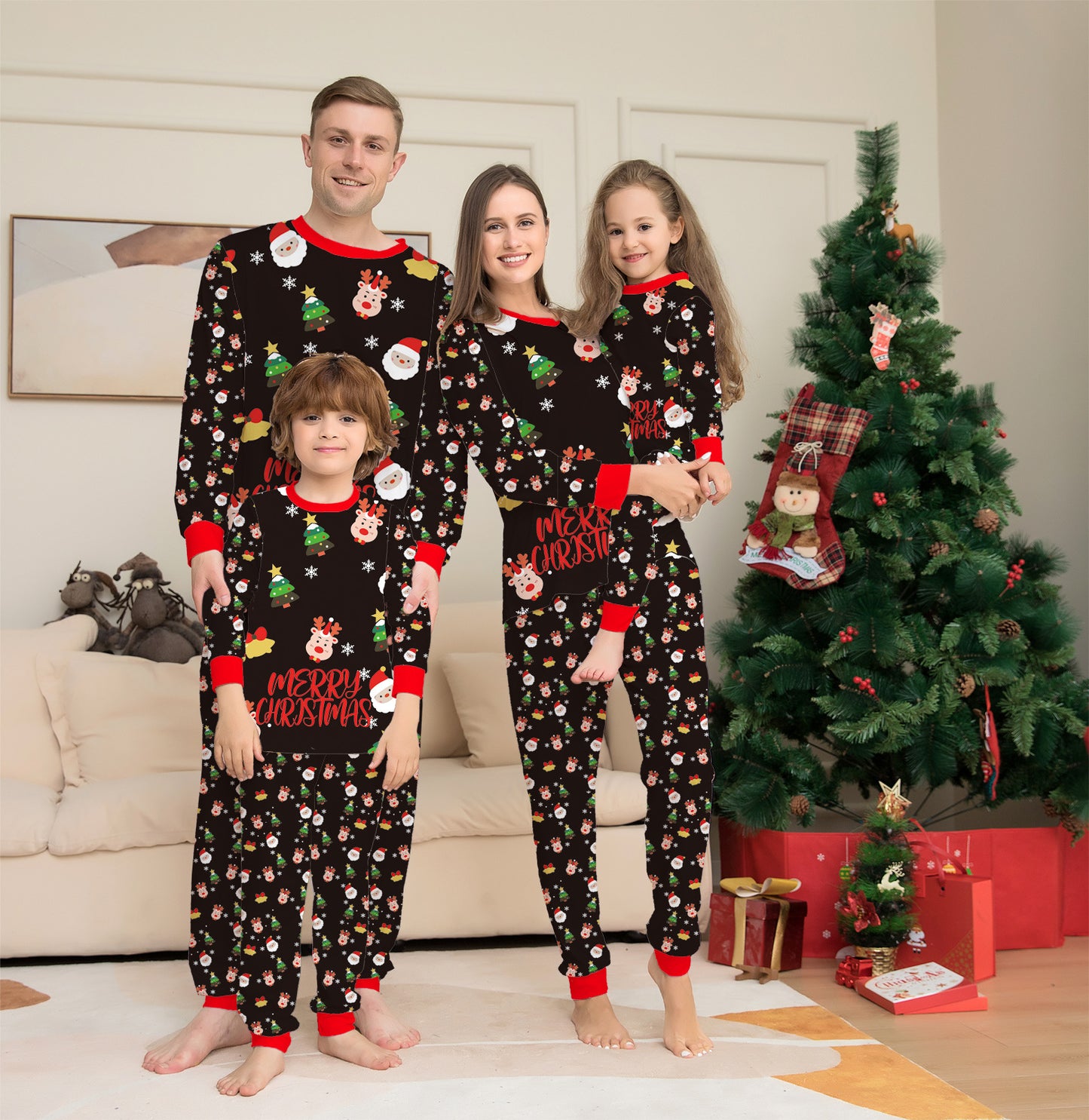 Family Christmas Matching Pajamas Set - Christmas Pajamas For Family Christmas PJS Xmas Sleepwear