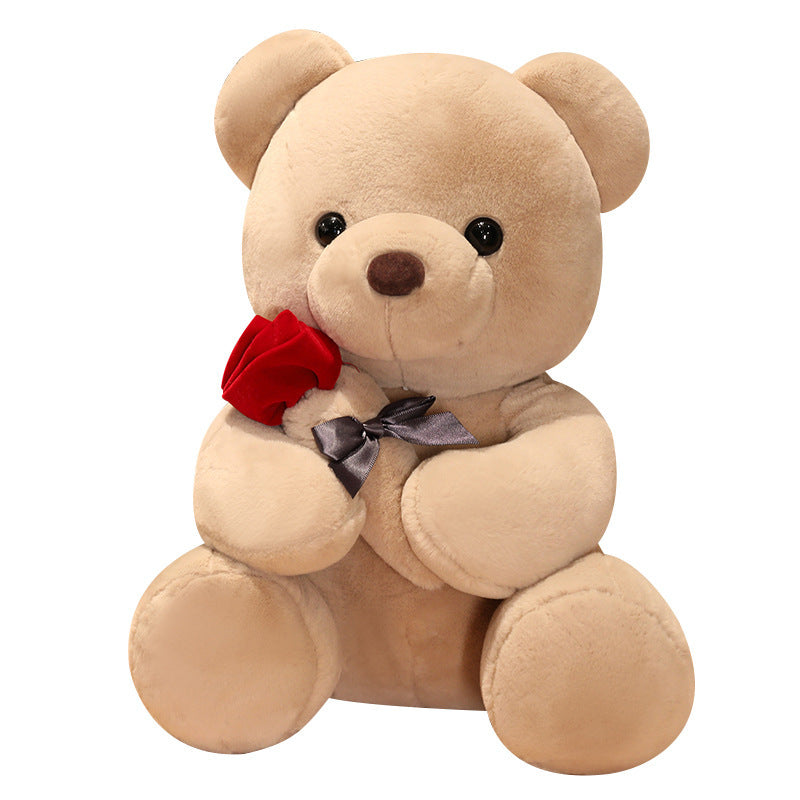 Soft & Cuddly Rose Bear Plush Toy – The Perfect Hug Buddy for Kids
