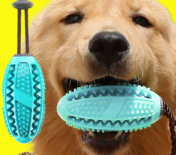 Dog Silicon Suction Cup Tug Interactive Toy - Pet Chew Bite Tooth Cleaning Toothbrush Feeding Pet Supplies