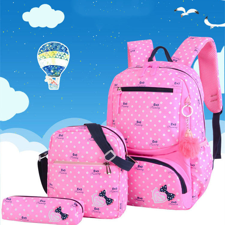 Elementary School Girl Korean Style Backpack - Cute Princess Backpack