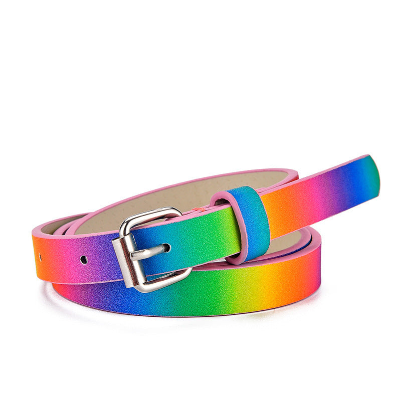 Ladies Kids Belts - Heart Glitter Jeans Belt