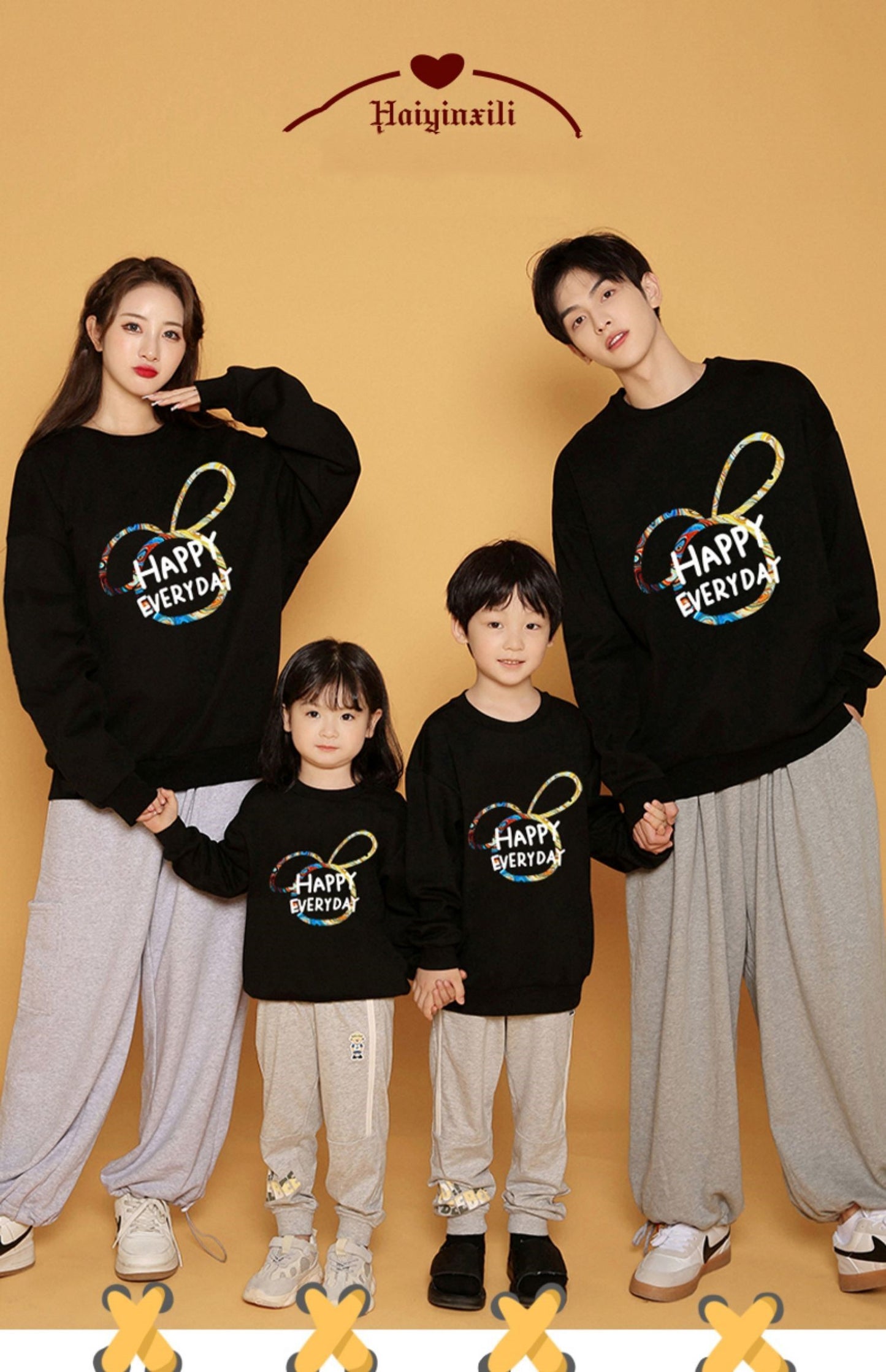 Trendy Parent-Child Outfit - Family Style Matching Outfit