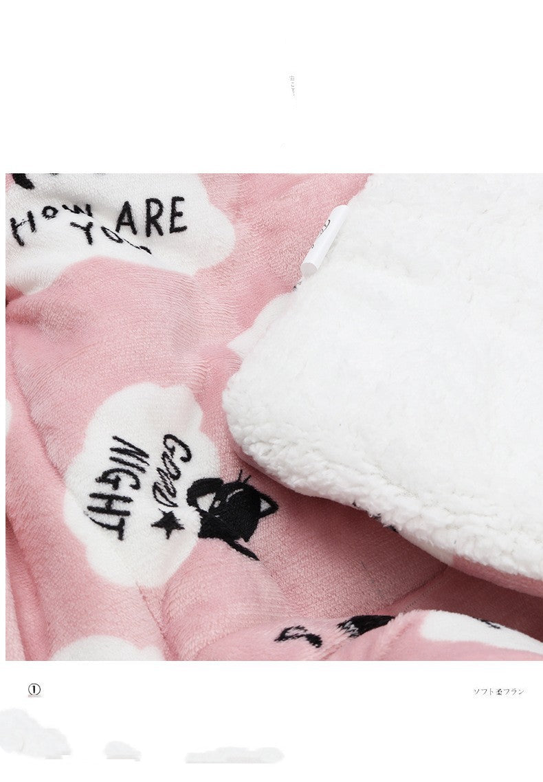 Pet Cotton Pad Thickened  Blanket - To Keep Dogs And Cats Warm