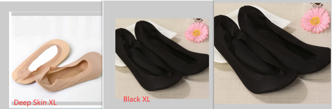 3D Arch Foot Massage Health Care Women Socks - Summer Socks Ice Silk Socks Invisible Slippers Feet Care