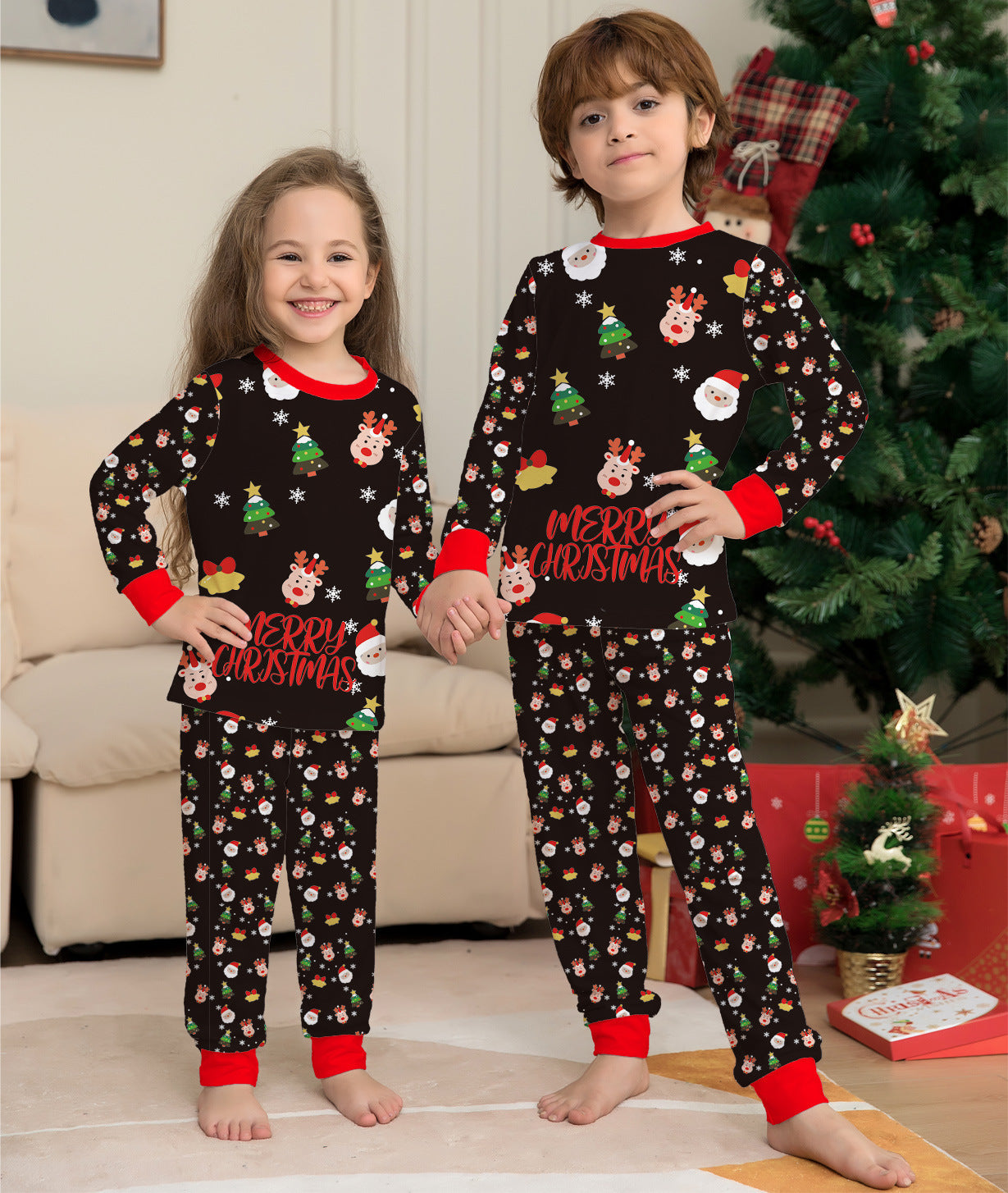 Family Christmas Matching Pajamas Set - Christmas Pajamas For Family Christmas PJS Xmas Sleepwear