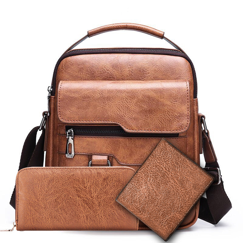 Men's Document Small Backpack - Casual Crossbody