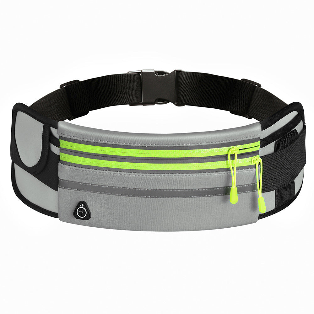 Double Zippers Waist Bags - Waterproof Sports Running Fanny Pack