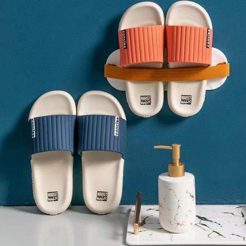 Soft Bathroom Slippers - Men Non Slip House Dorm Shoes