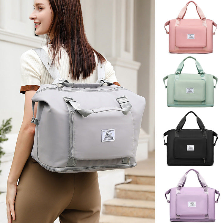 Folding Travel Bags For Backpack - Handbag Sholder Bag Gym Fitness Weekender Overnight Women